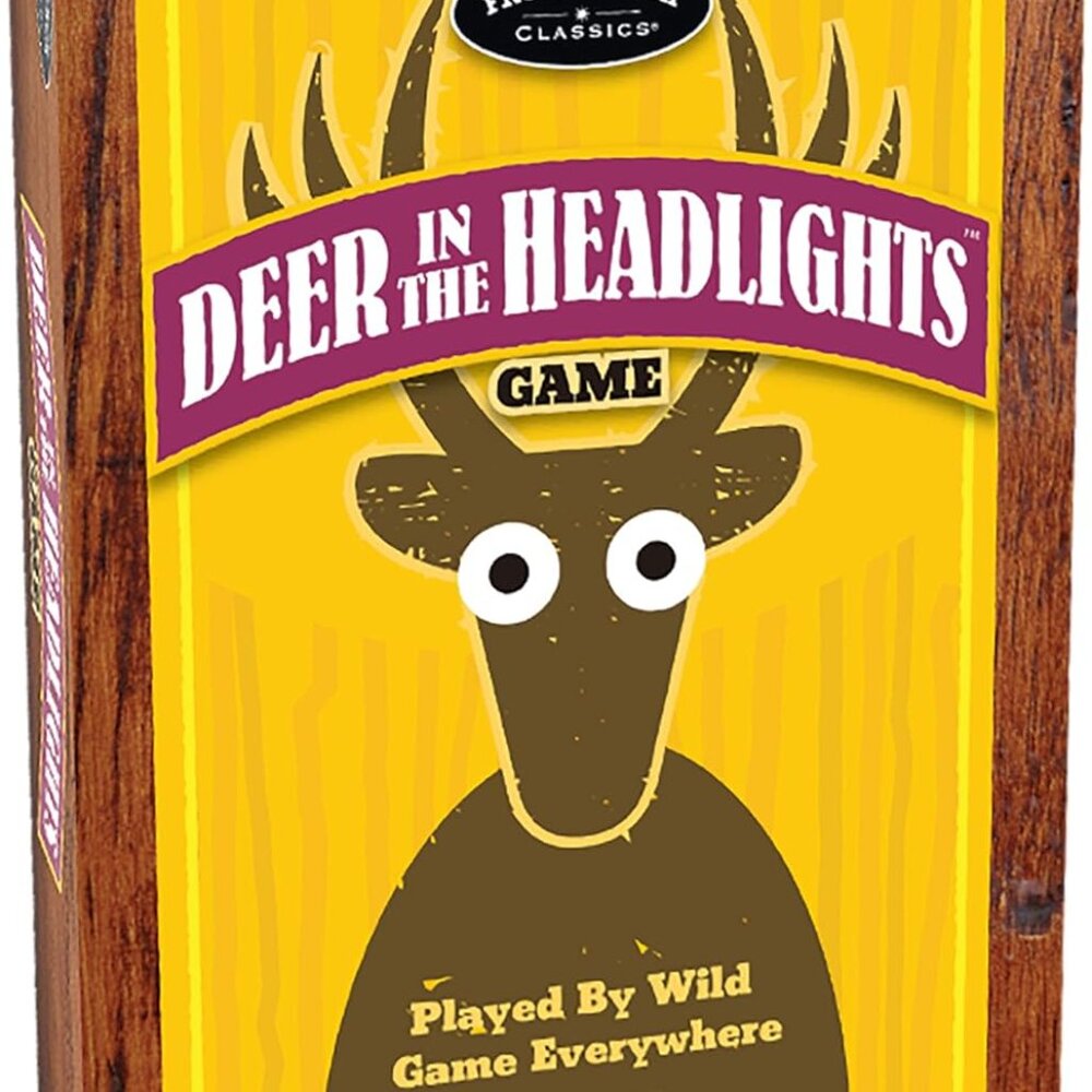 Deer In The Headlights Card & Dice Game Ages 5+ 2012 COMPLETE NEW